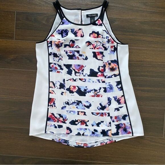 WHITE HOUSE BLACK MARKET | floral blouse - Picture 1 of 11